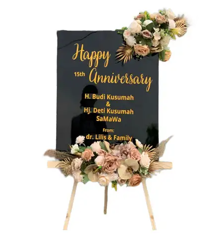 Papan Bunga Akrilik Temanggal