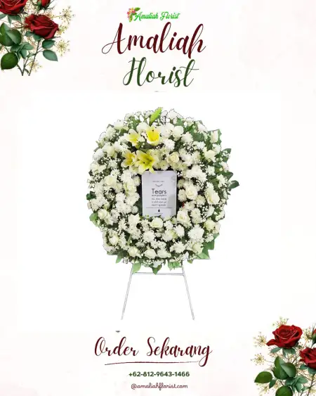 Krans Bunga Duka Temanggal